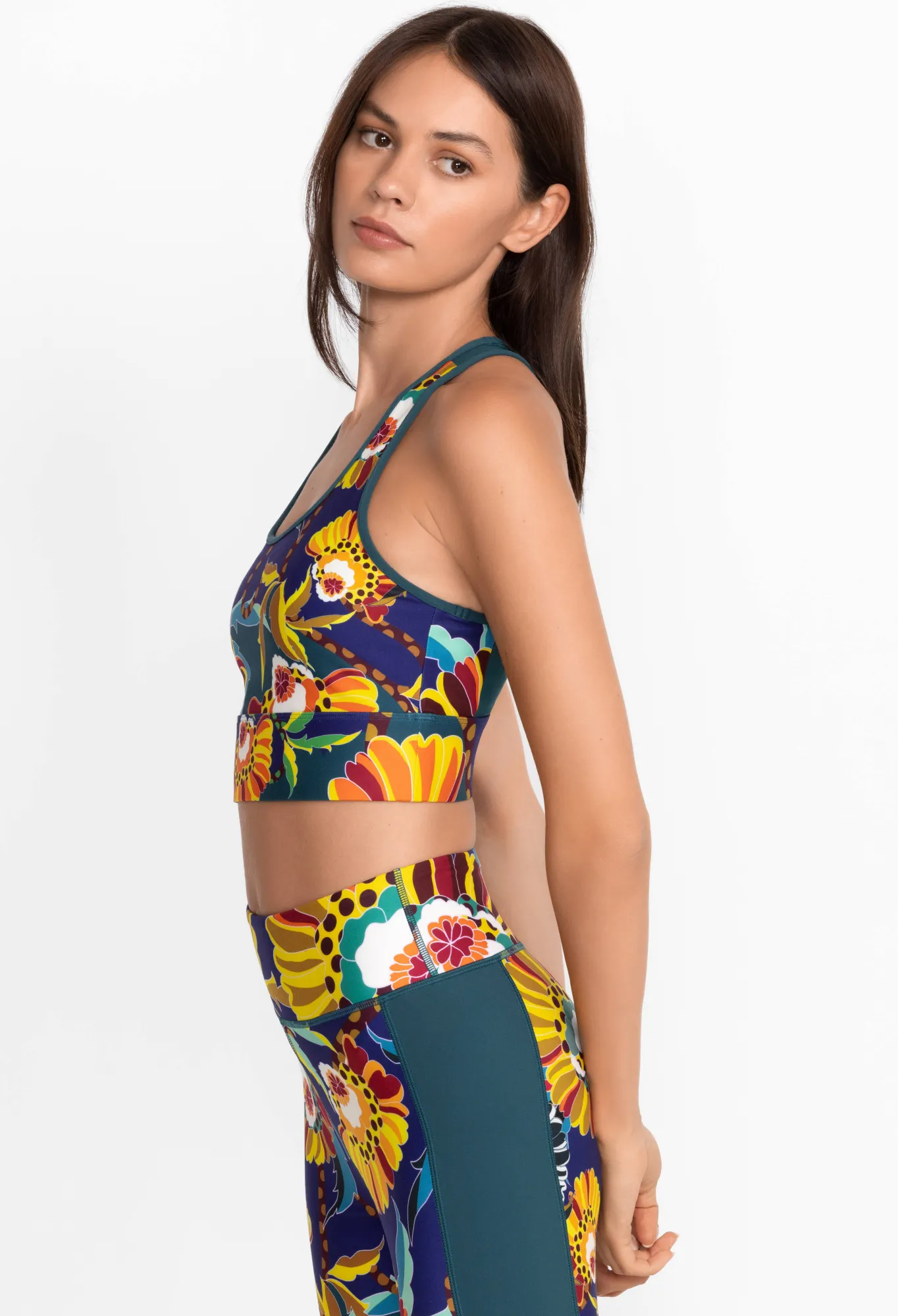 New Bee Active Mesh Back Longline Bra Women Active