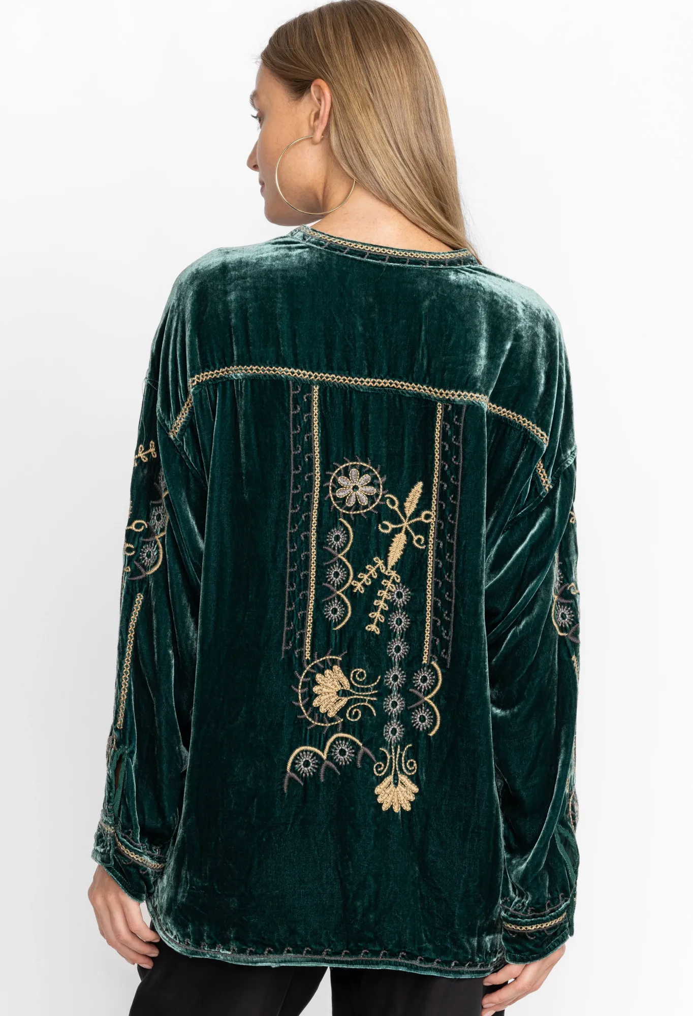 Sale Belina Velvet Tunic Women Tops