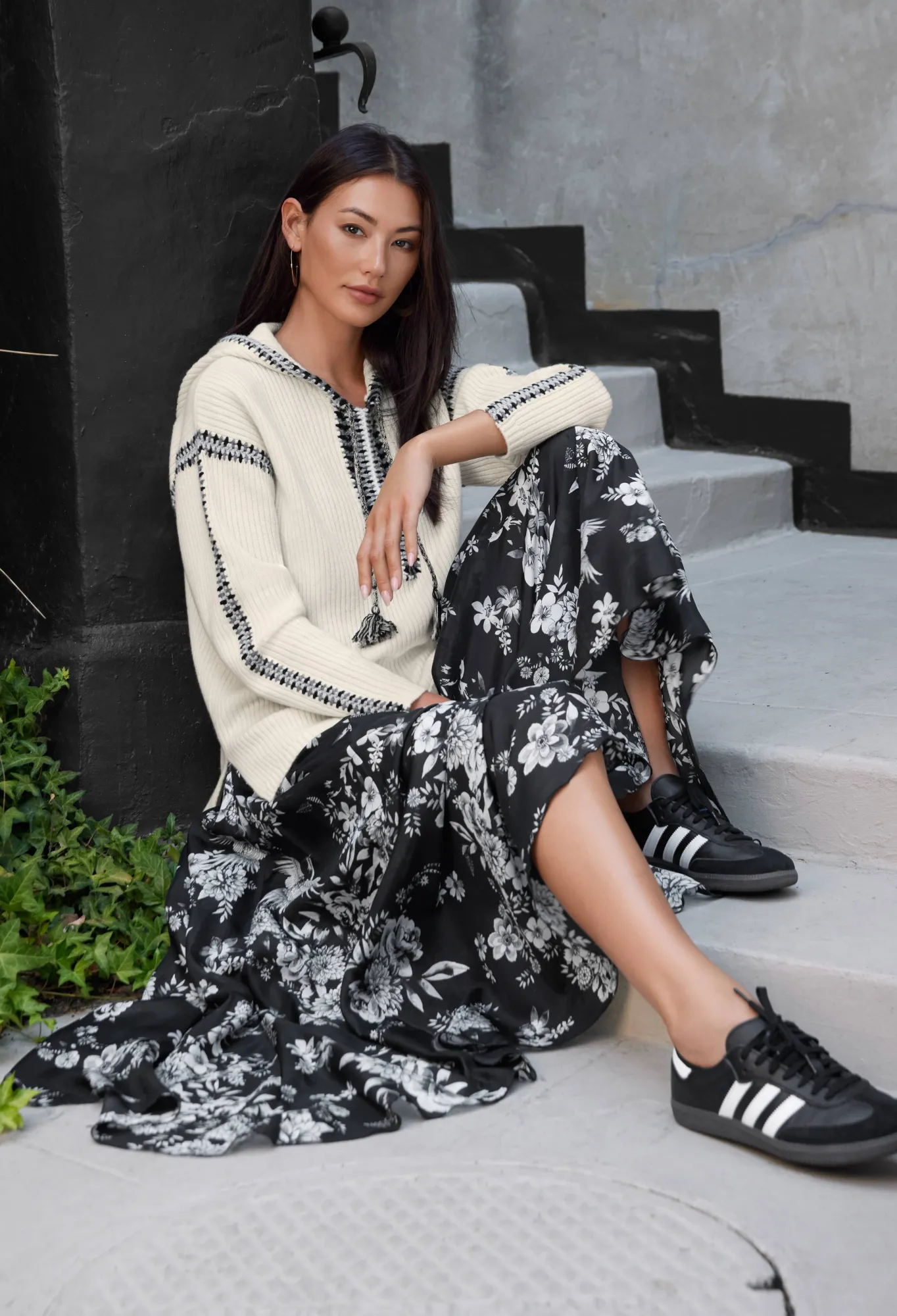 Clearance Beltran Multi Color Whipstitch Baja Women Tops