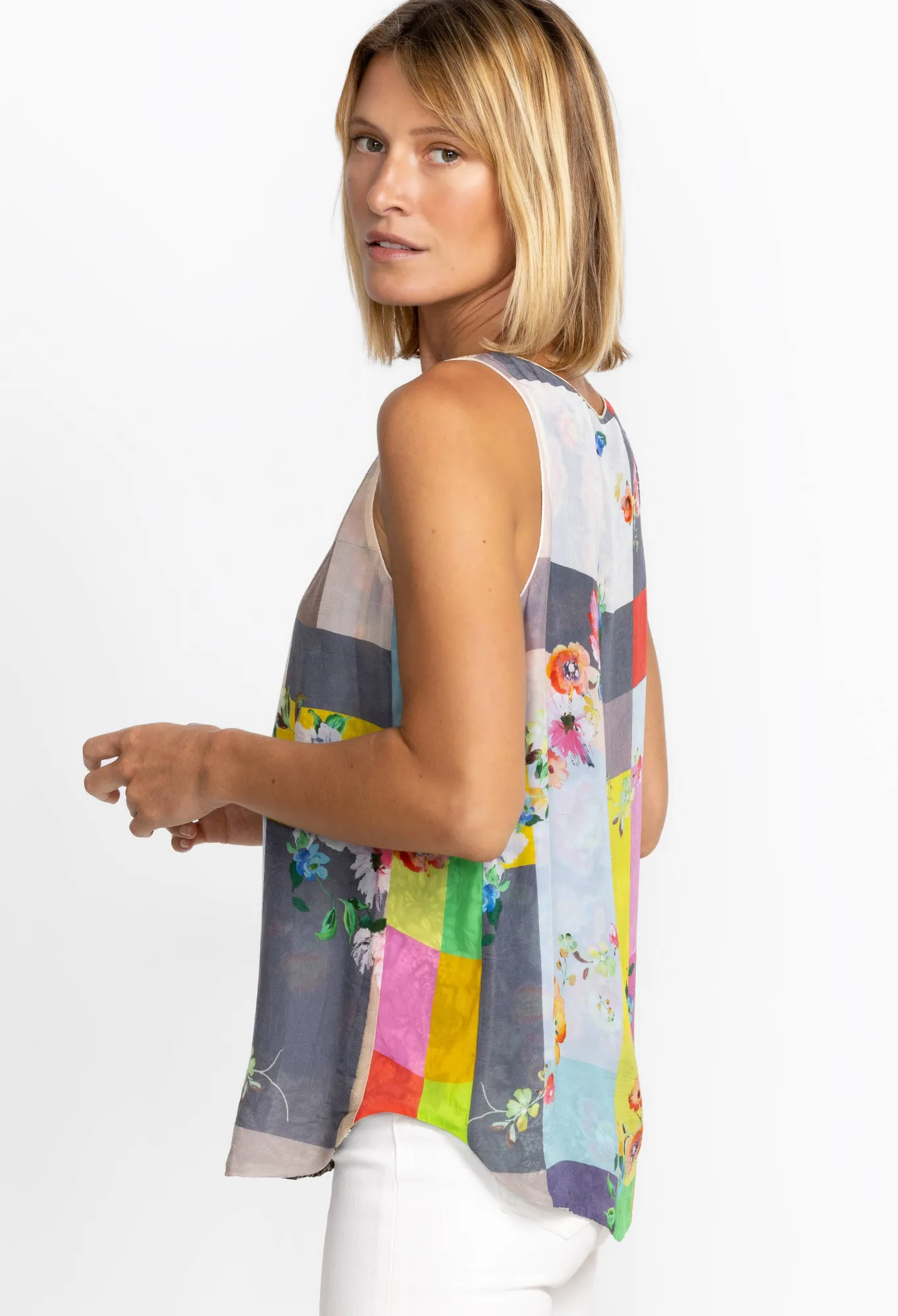 Best Block Mint Tank Top Women Tops