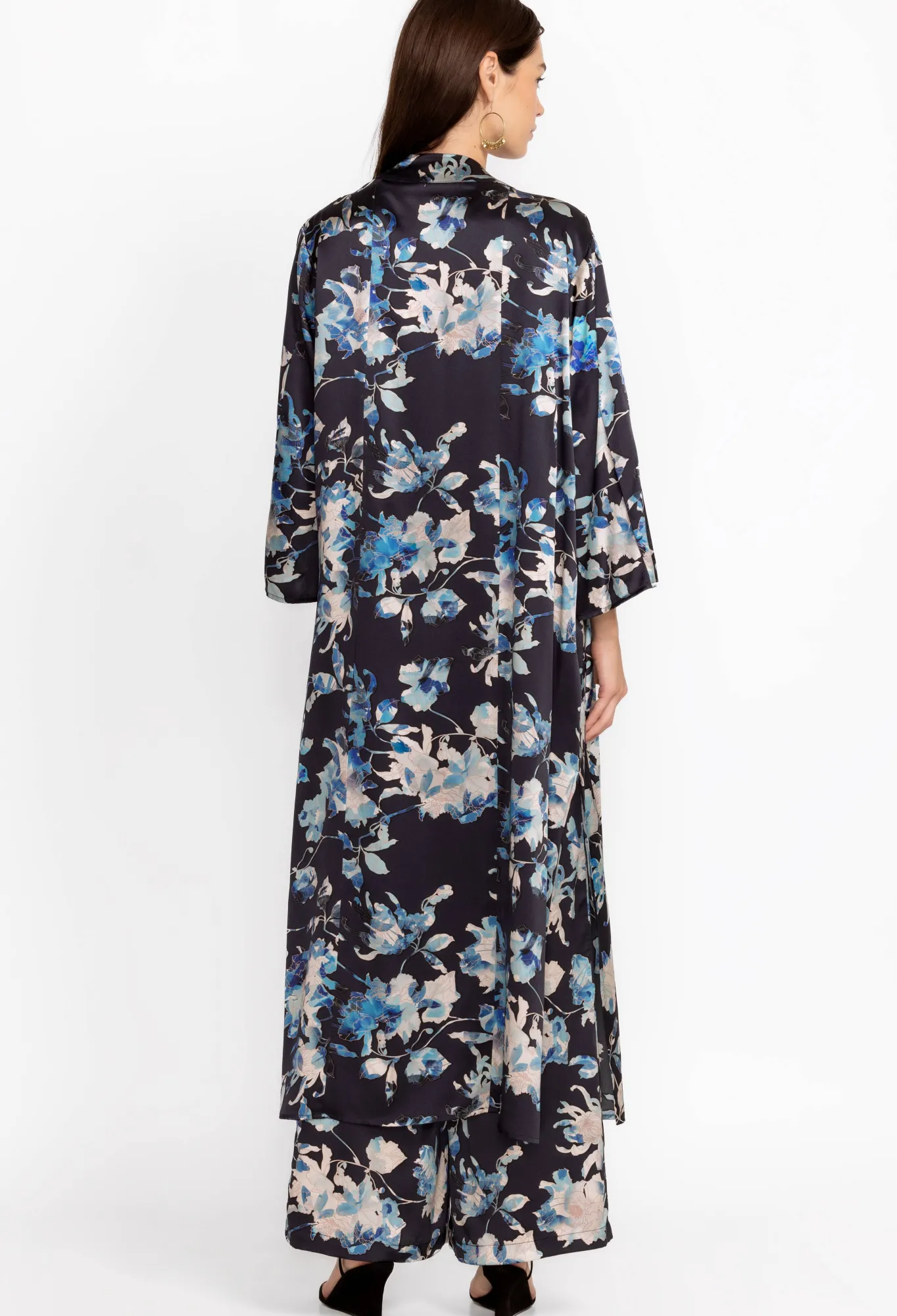 Hot Charmeuse Wrap Kimono Women Kimonos