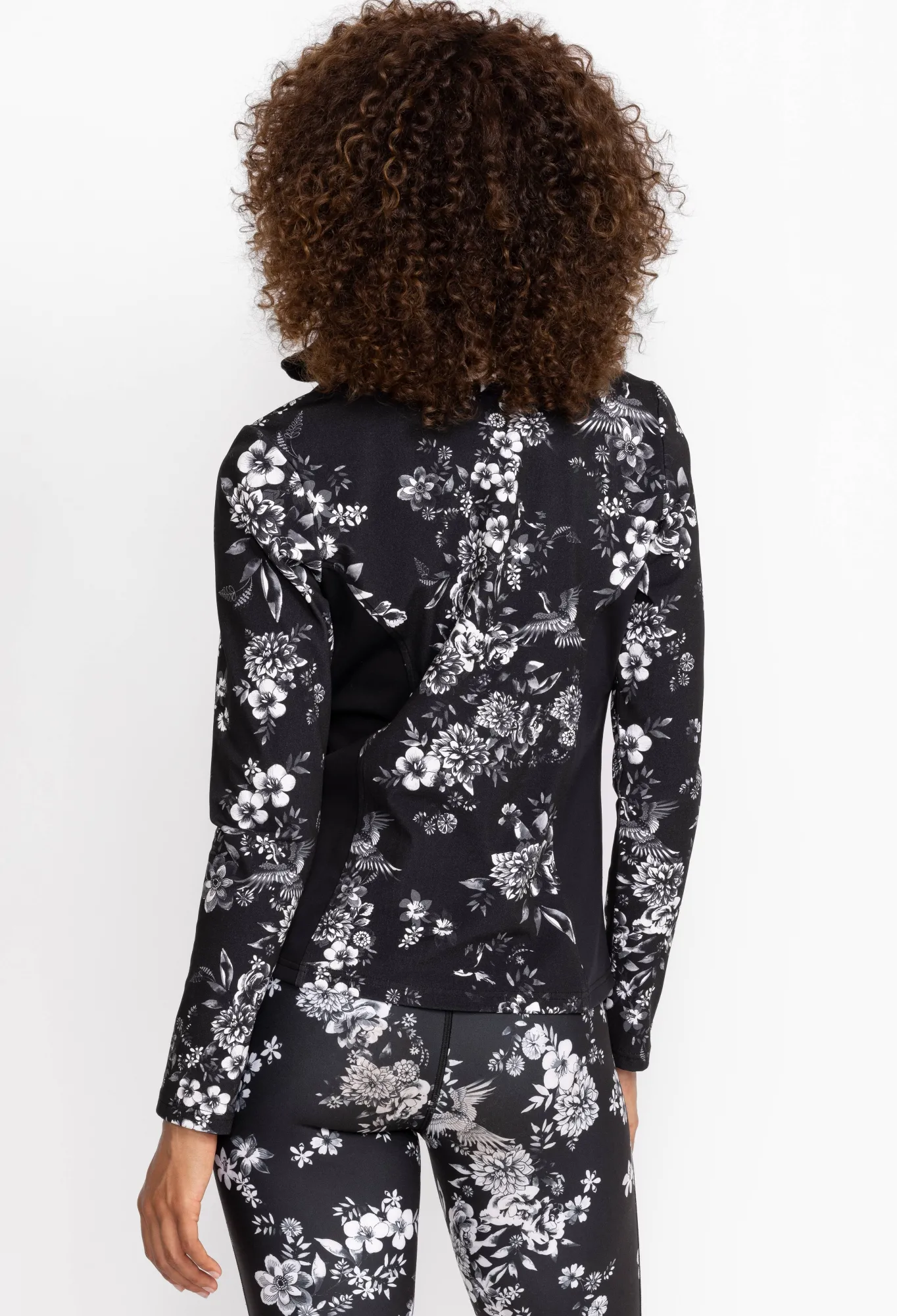 Cheap Dreamer Blocked Athletic Mock Neck Pullover Women Outerwear