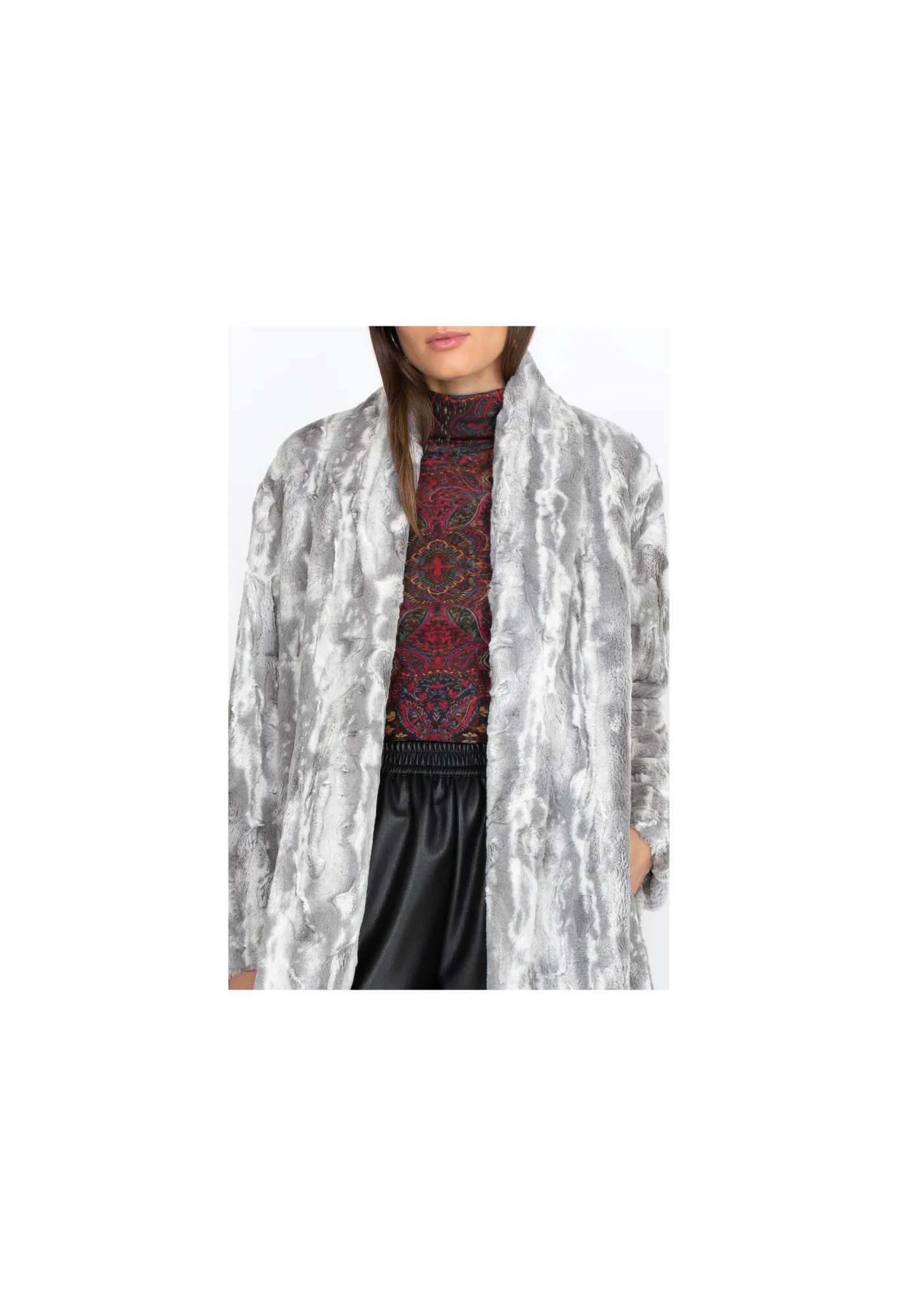 Cheap Faux Fur Jacket Women Outerwear