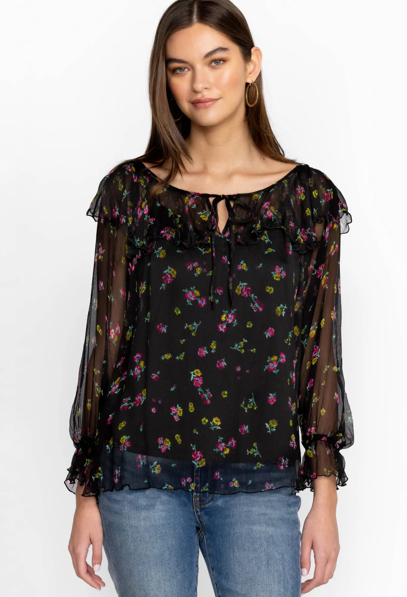 Best Fernanda Peasant Blouse Women Tops