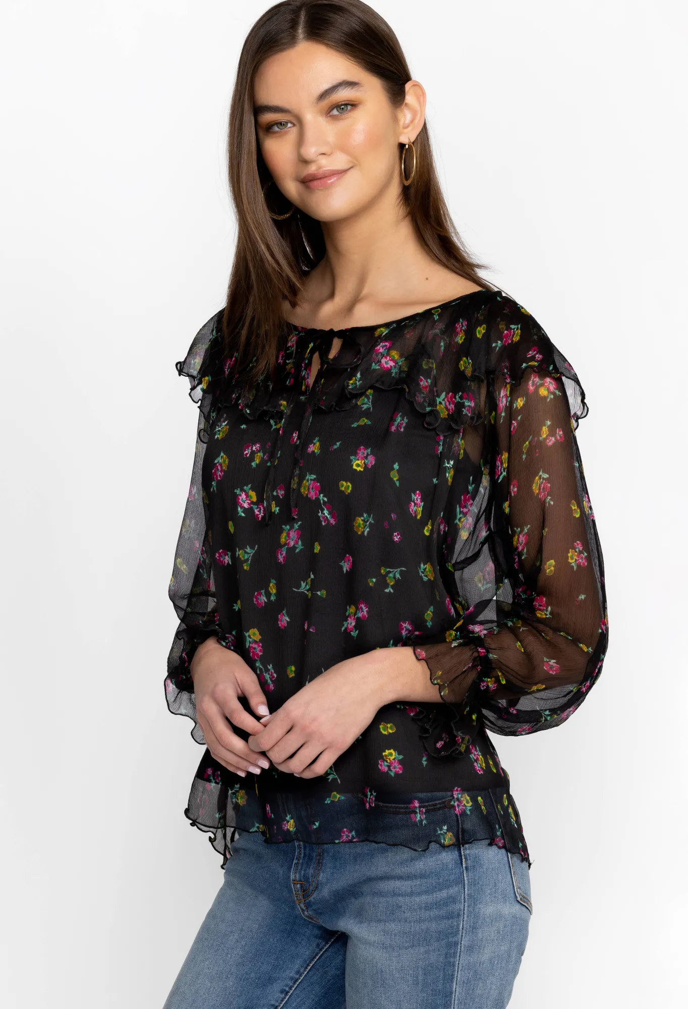 Best Fernanda Peasant Blouse Women Tops