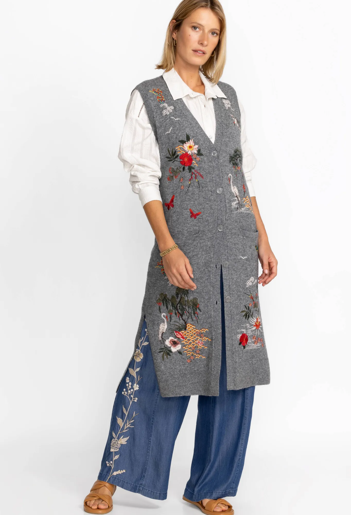 Discount Heron Vest Women Outerwear