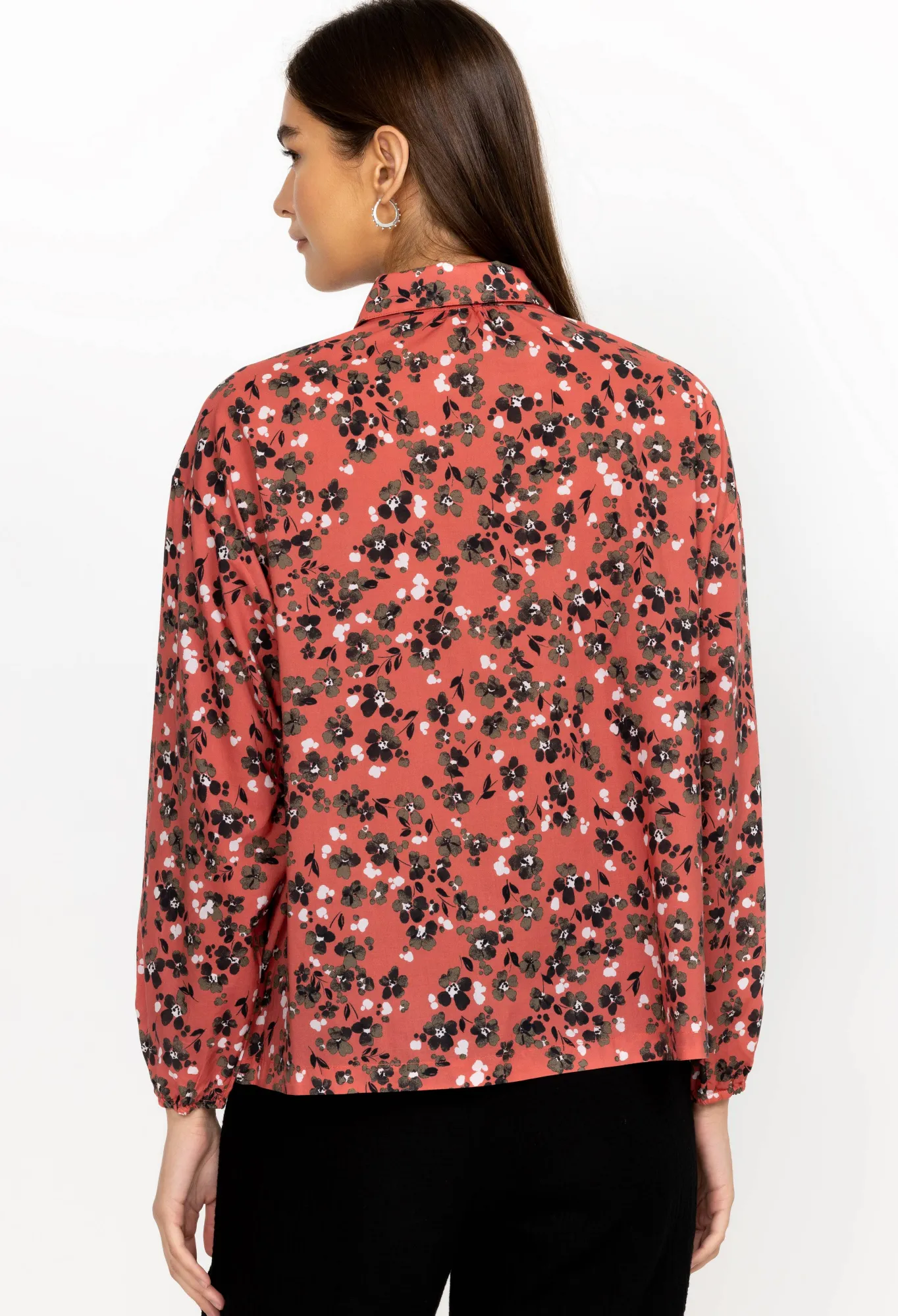 Hot High Low Button Shirt Women Tops