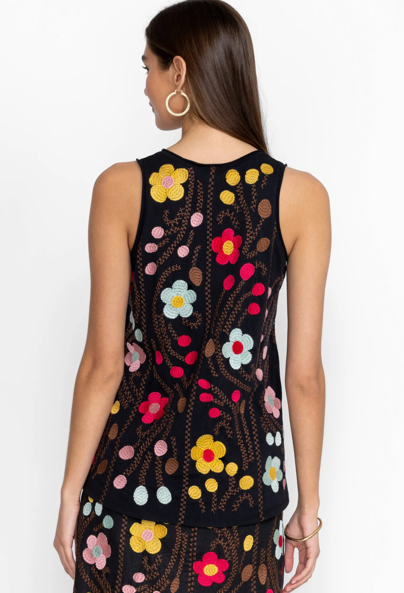 Clearance Joni Raw Edge V-Neck Tank Women Tops