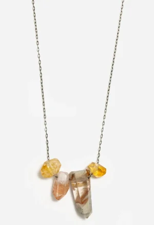 Cheap Joseph Brooks Quartz And Citrine Necklace Women Jewelry