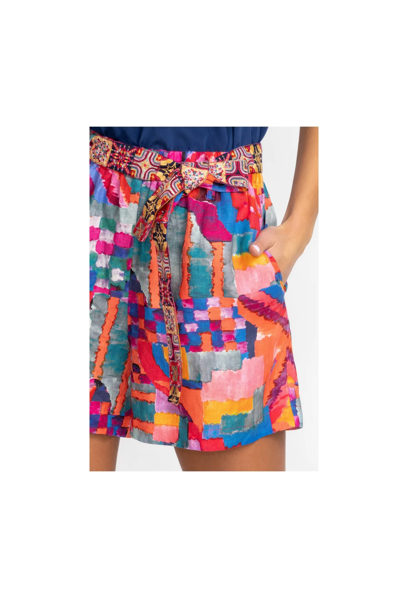 Discount Linen Short Women Bottoms