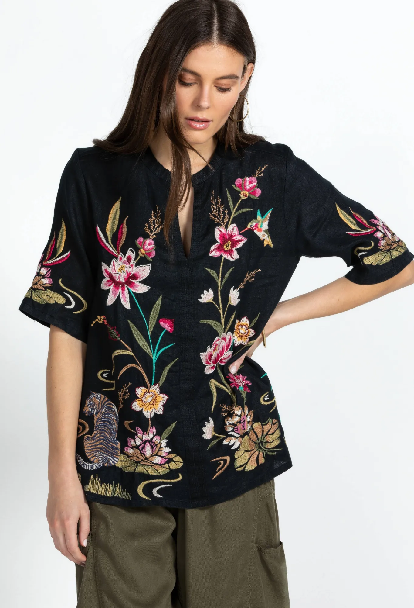 Shop Maisie Easy V-Neck Top Women Tops