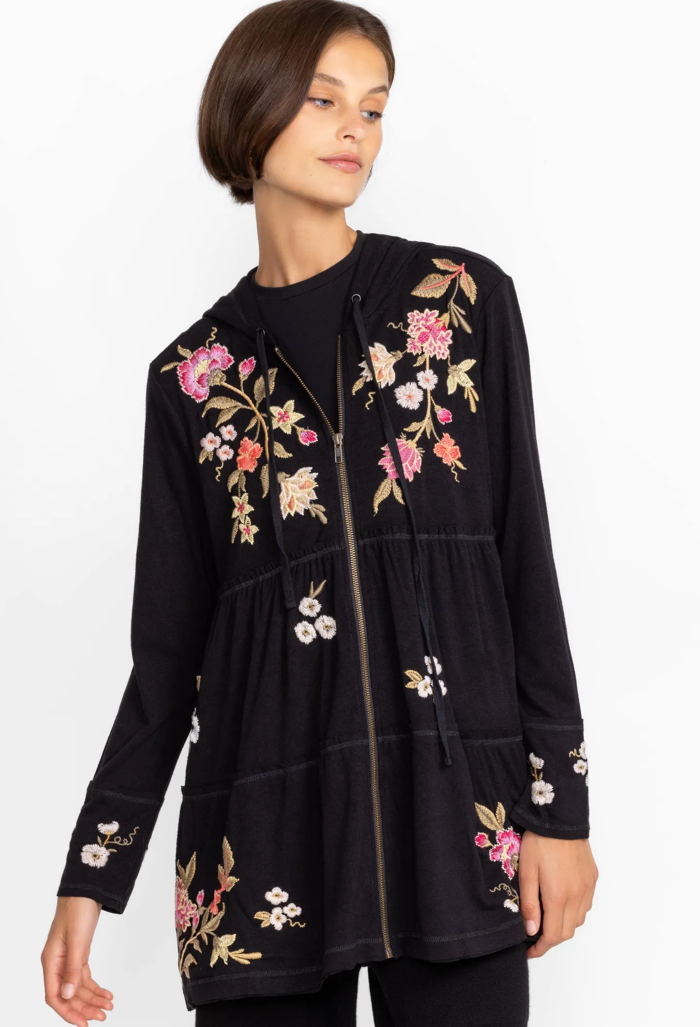 Outlet Quinn Cozy Tiered Hoodie Women Outerwear