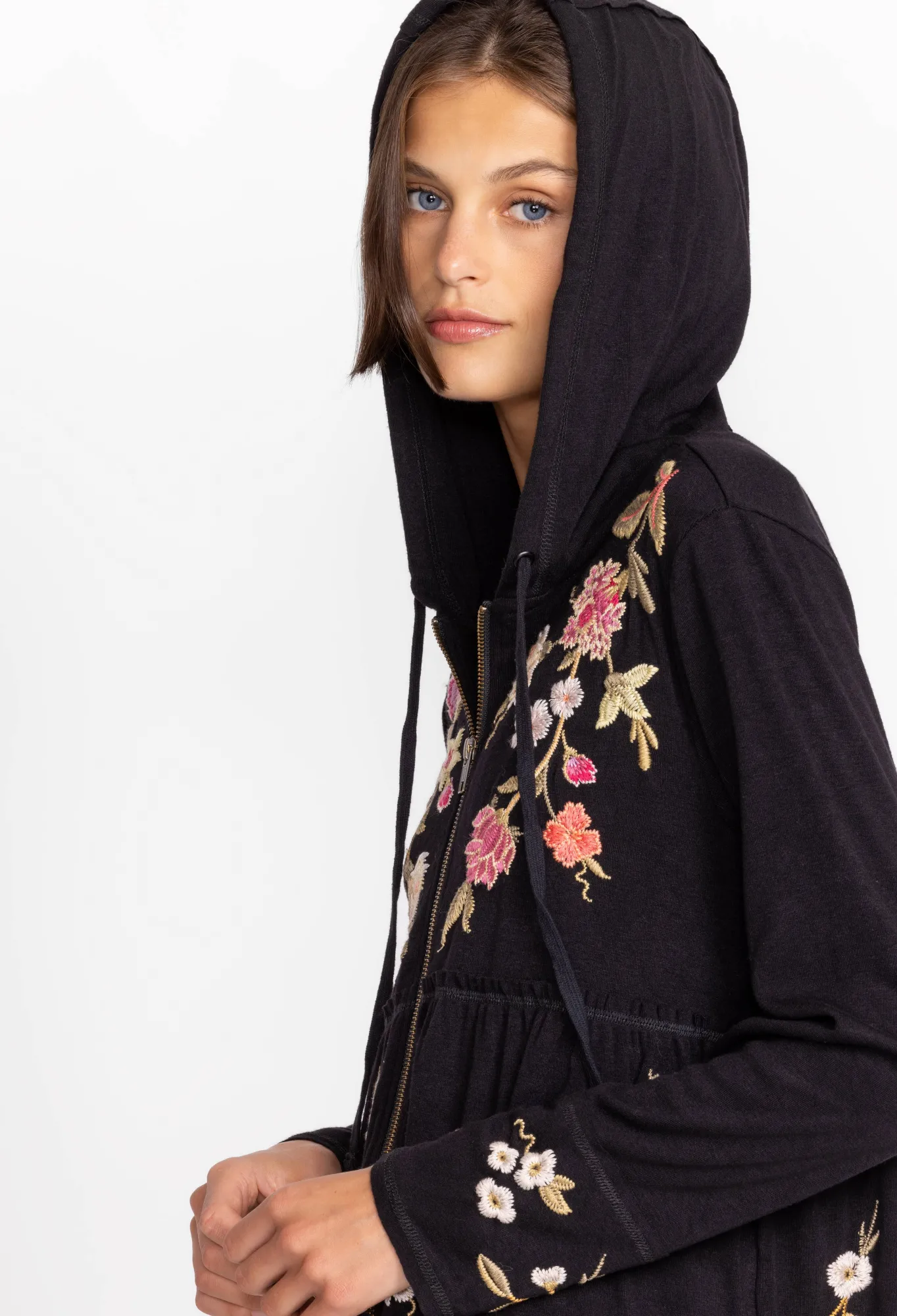 Outlet Quinn Cozy Tiered Hoodie Women Outerwear