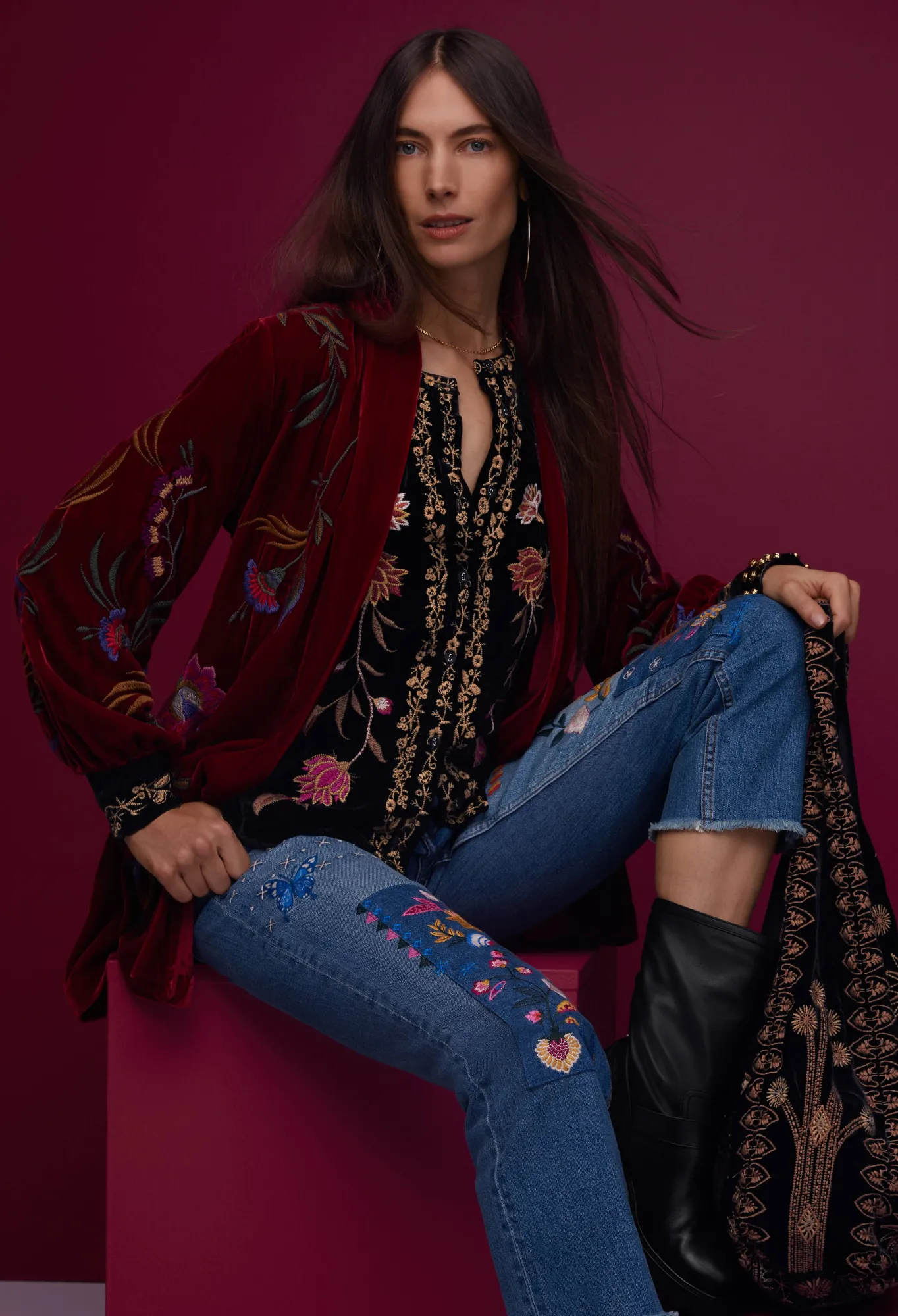 Shop Sidonia Bishop Sleeve Kimono Women Kimonos