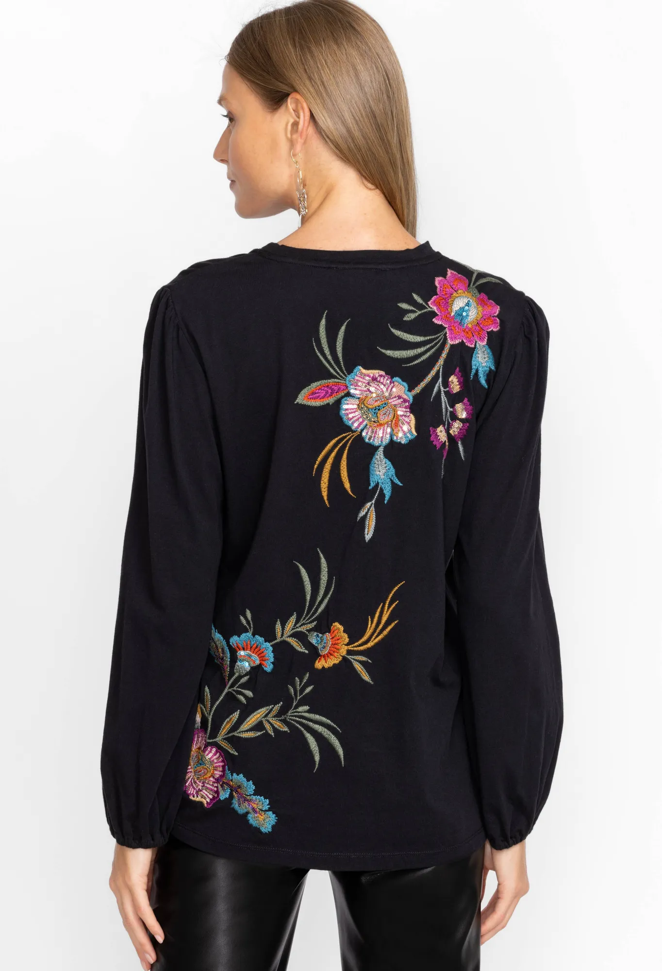 Cheap Sidonia Bishop Sleeve Sequin Tee Women Tops