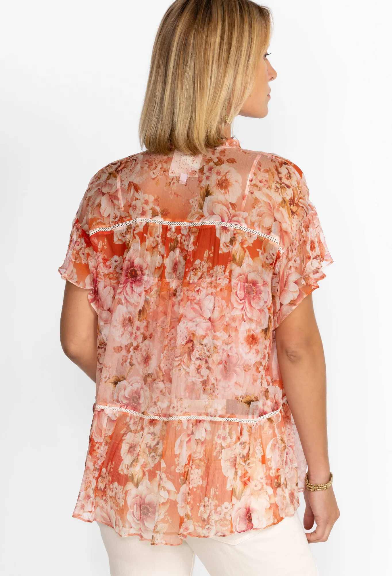 Hot Silk Blouse Women Tops