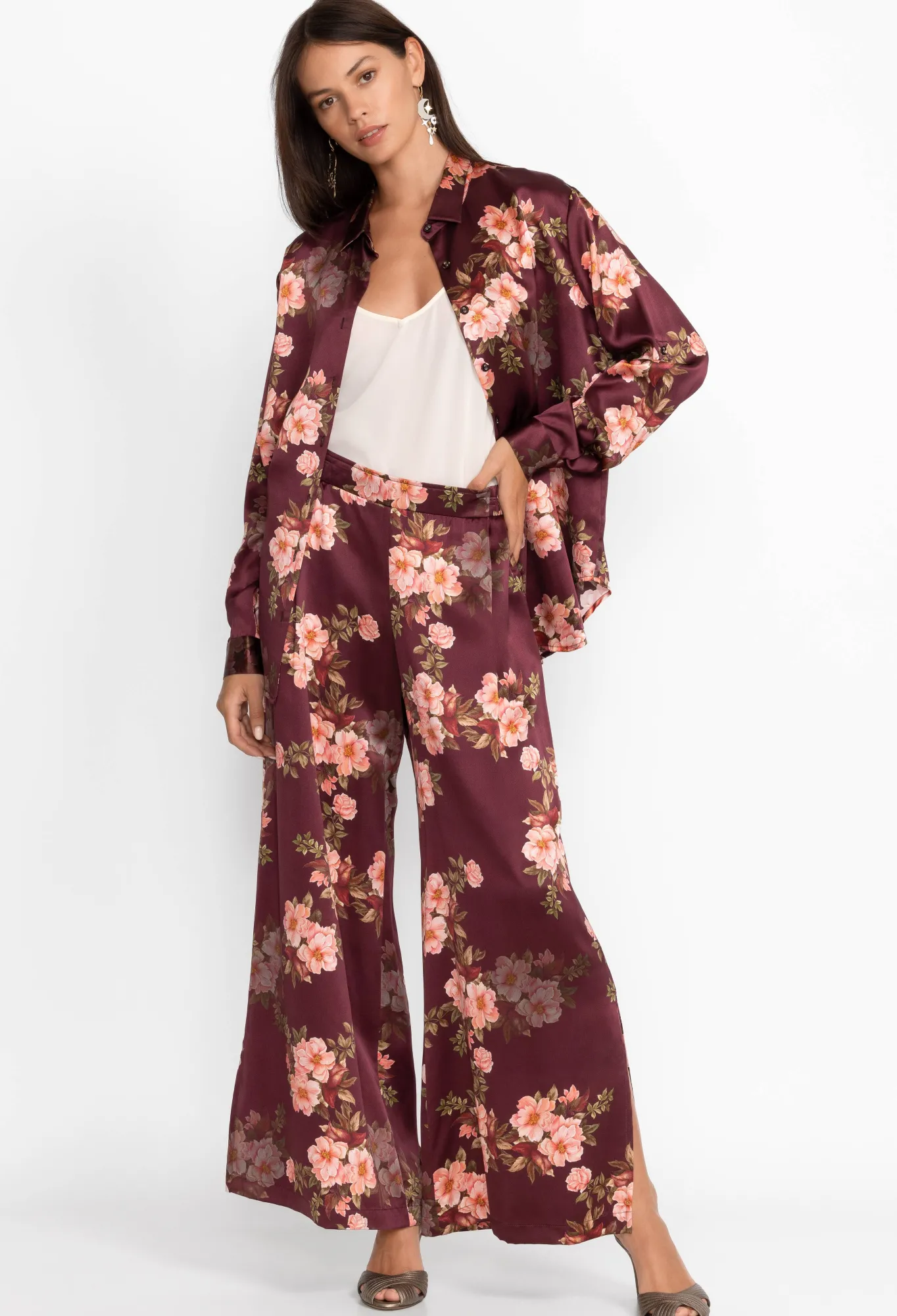 Discount Silk Easy Pant Women Bottoms