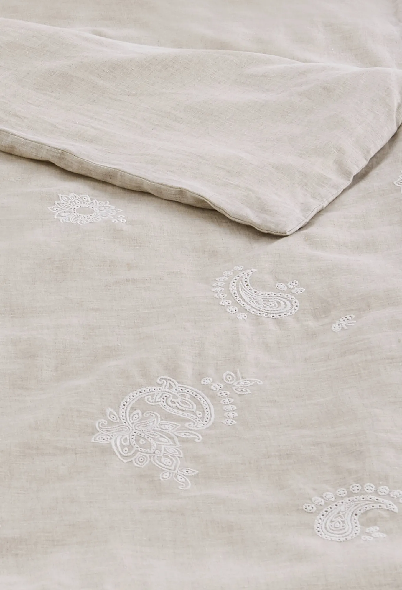 Online Skyler Eyelet Queen Linen Duvet Women Bedding