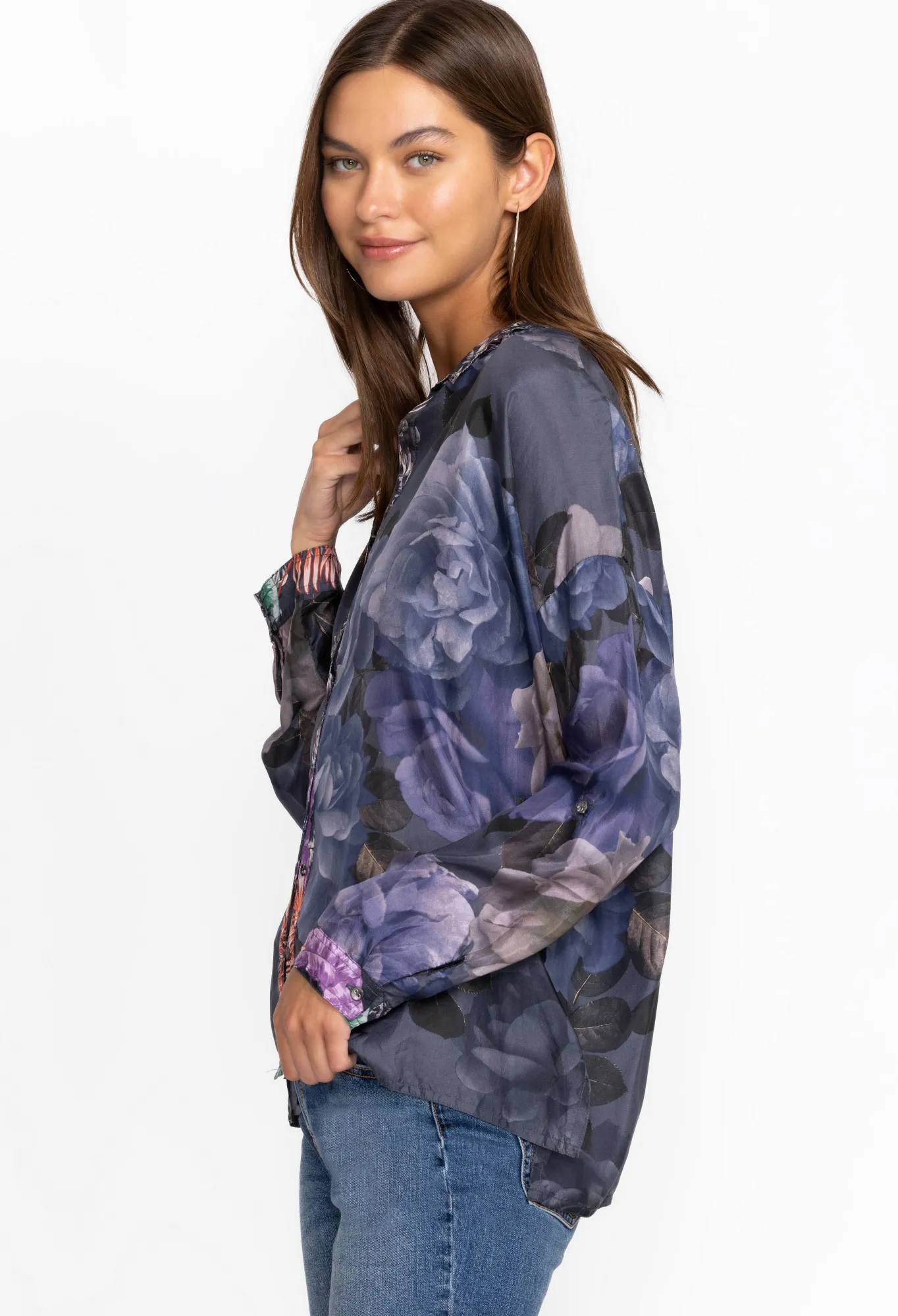 Fashion The Audrey Oversized Blouse Women Tops