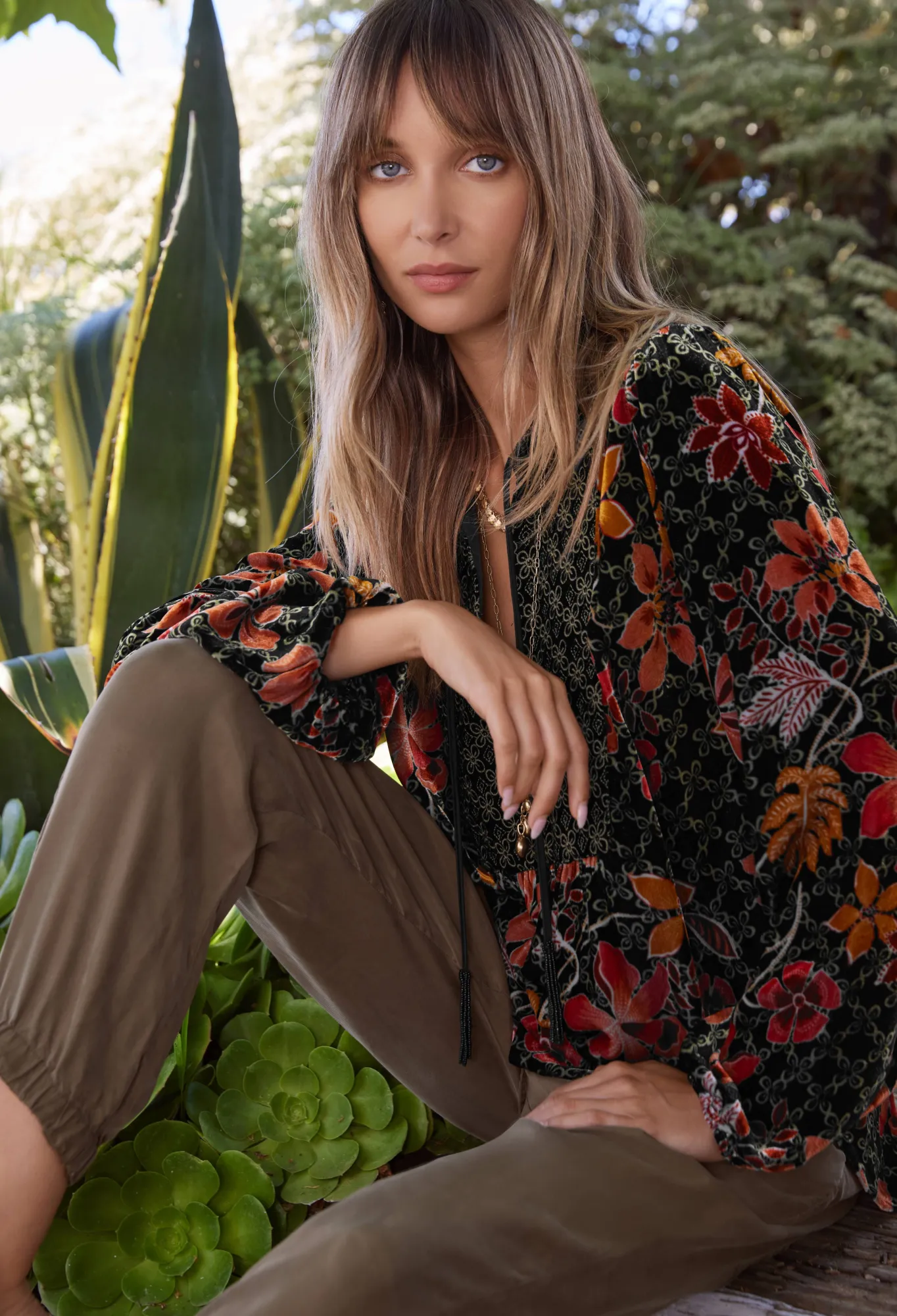 Clearance Velvet Curved Hem Blouse Women Tops