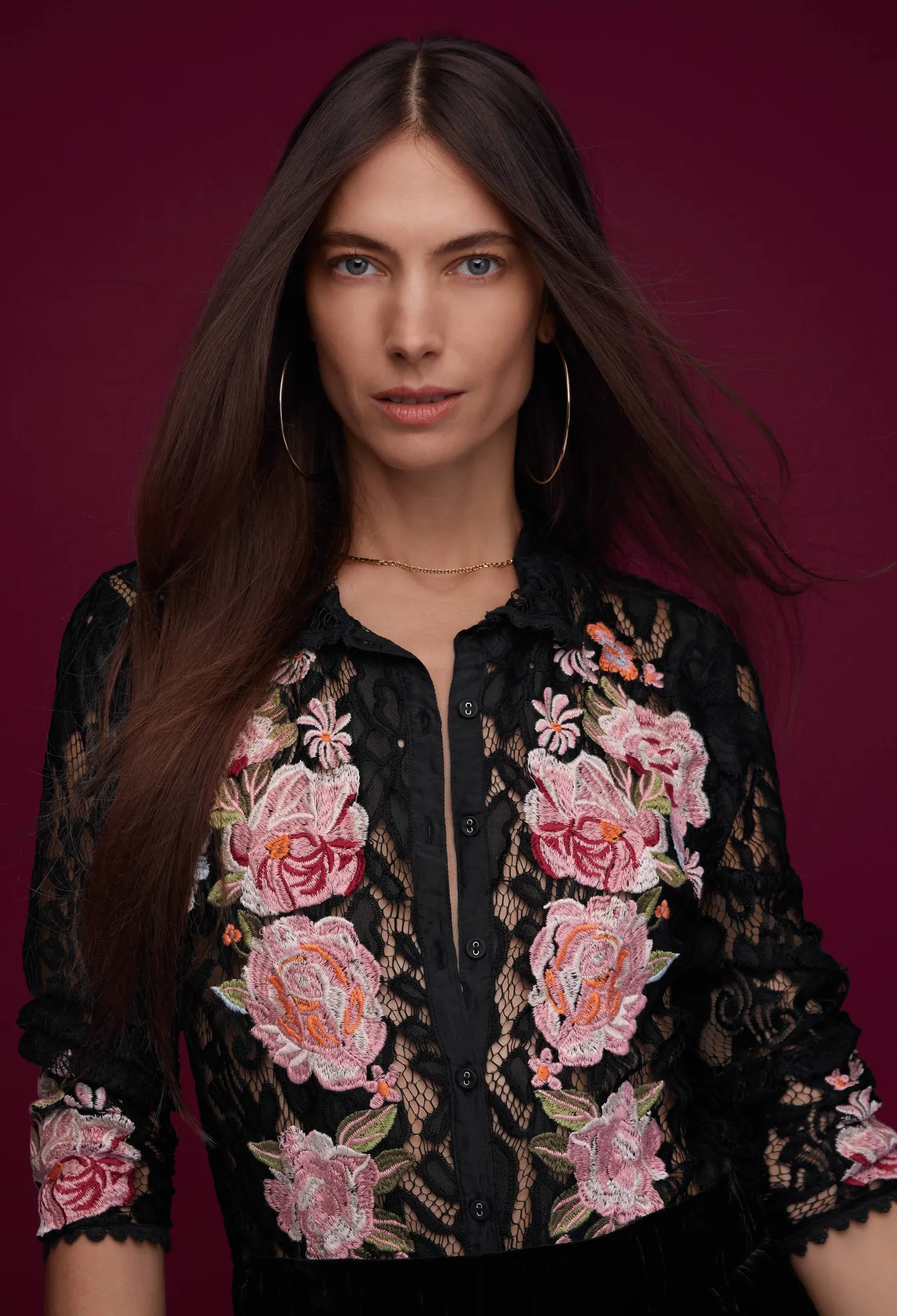 Discount Veronne Lace Blouse (Slip) Women Tops