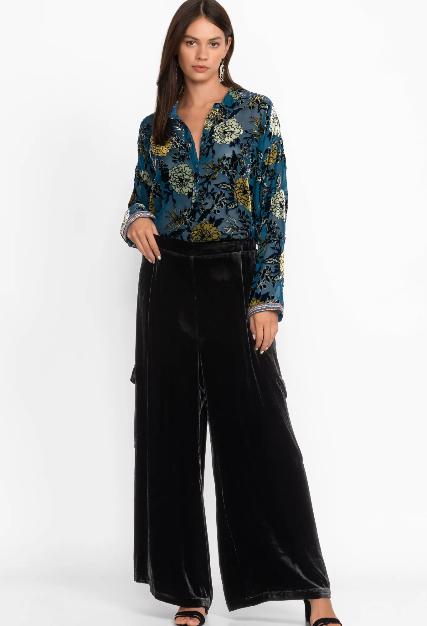 Discount Zatima Silk Cargo Pant Women Bottoms