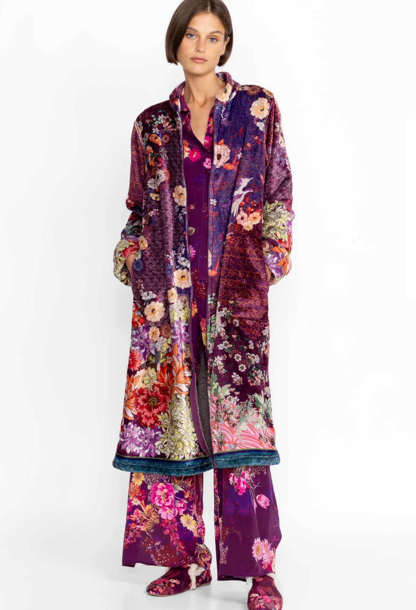 Cheap Zip Up Robe Women Sleepwear