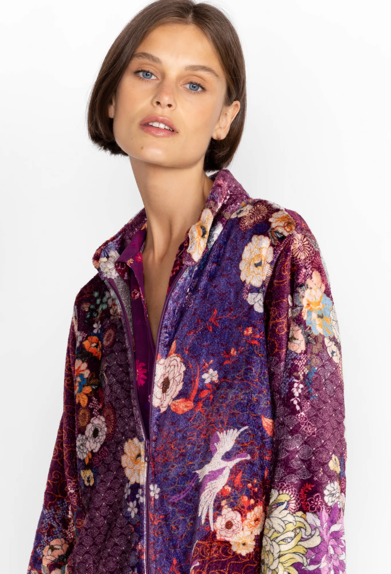 Cheap Zip Up Robe Women Sleepwear